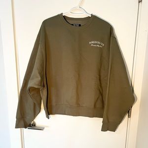Brunette the label crew and sweat pant set
